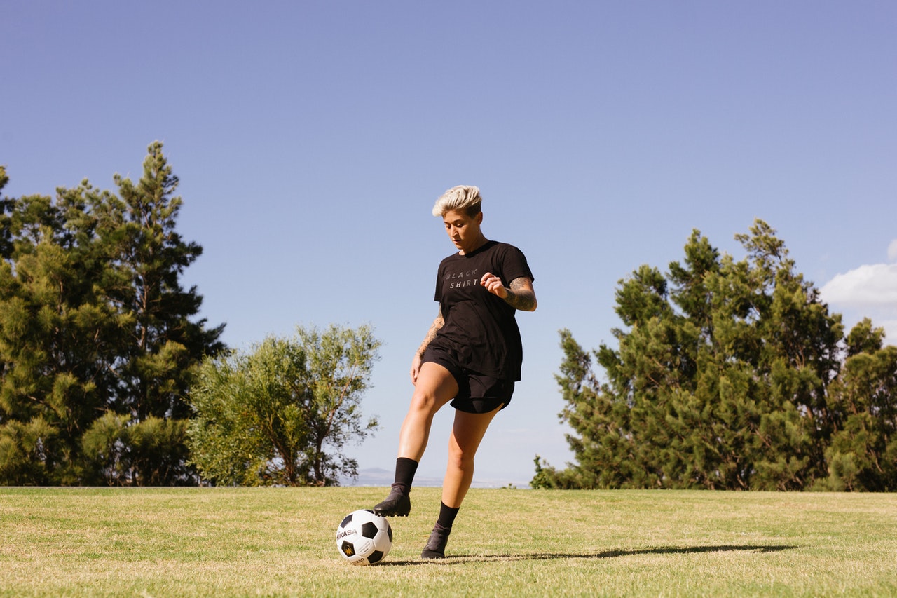 herstellen na voetbalwedstrijd