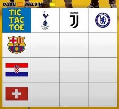 footy tic tac toe afbeelding 2